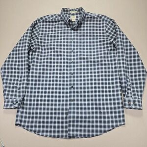 L.L. Bean XL Tall Mens Wrinkle Resistant Plaid Button Down Long Sleeve‎ Shirt